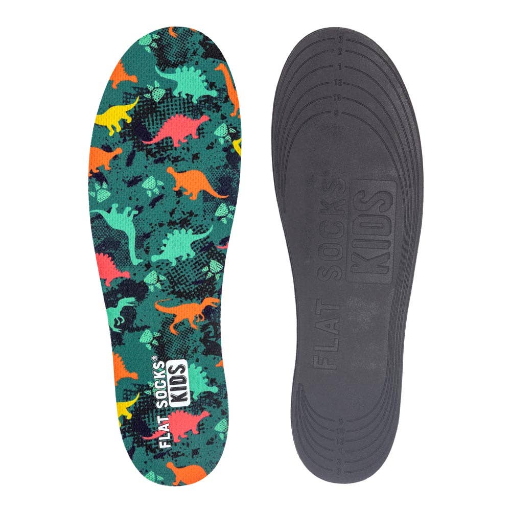 Dinosaur Flat Socks