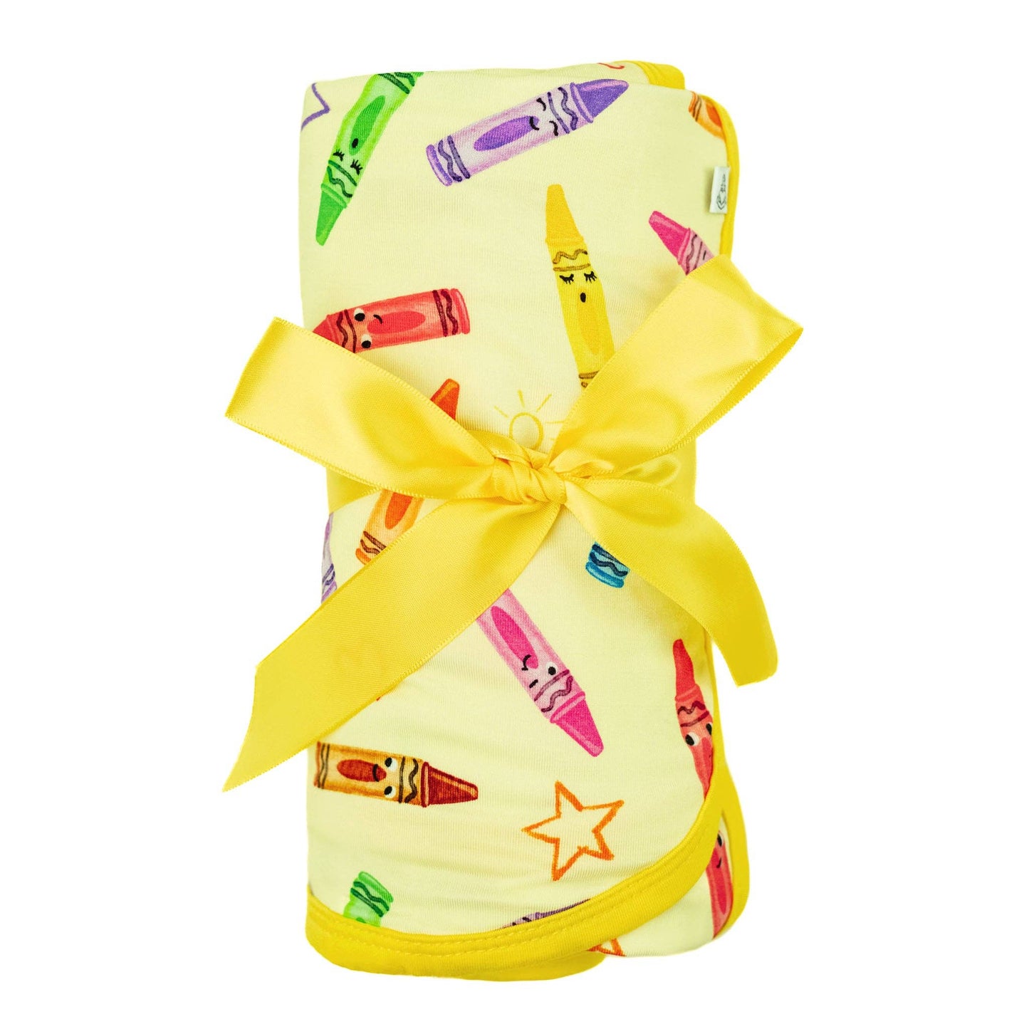 Crayon Crew Bamboo Swaddle Blanket