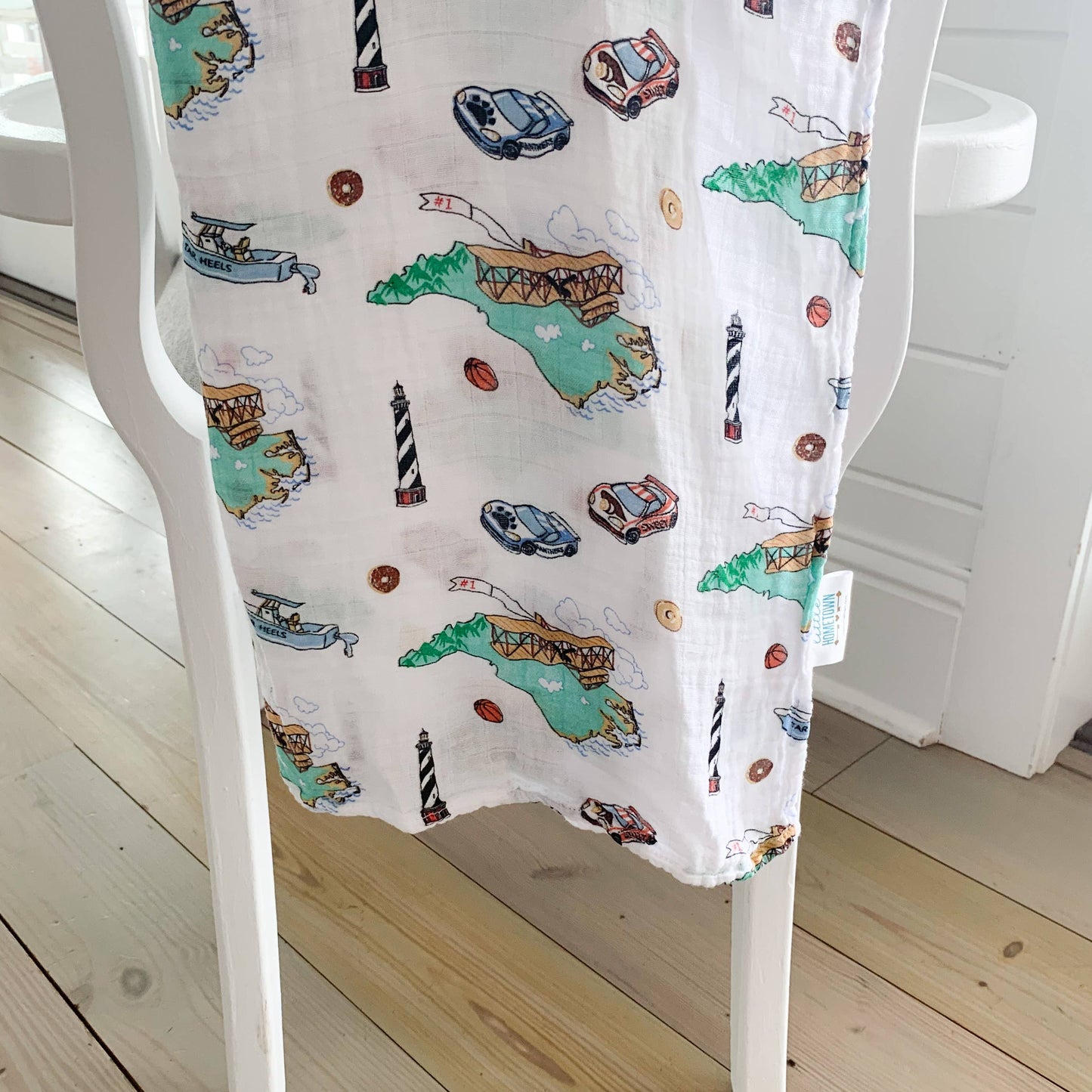 North Carolina Baby: Muslin Cotton Baby Swaddle