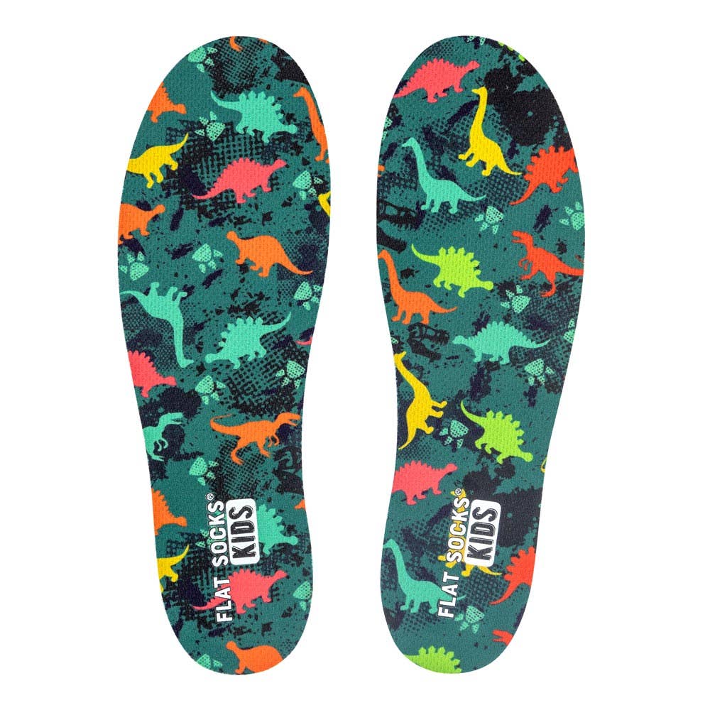 Dinosaur Flat Socks