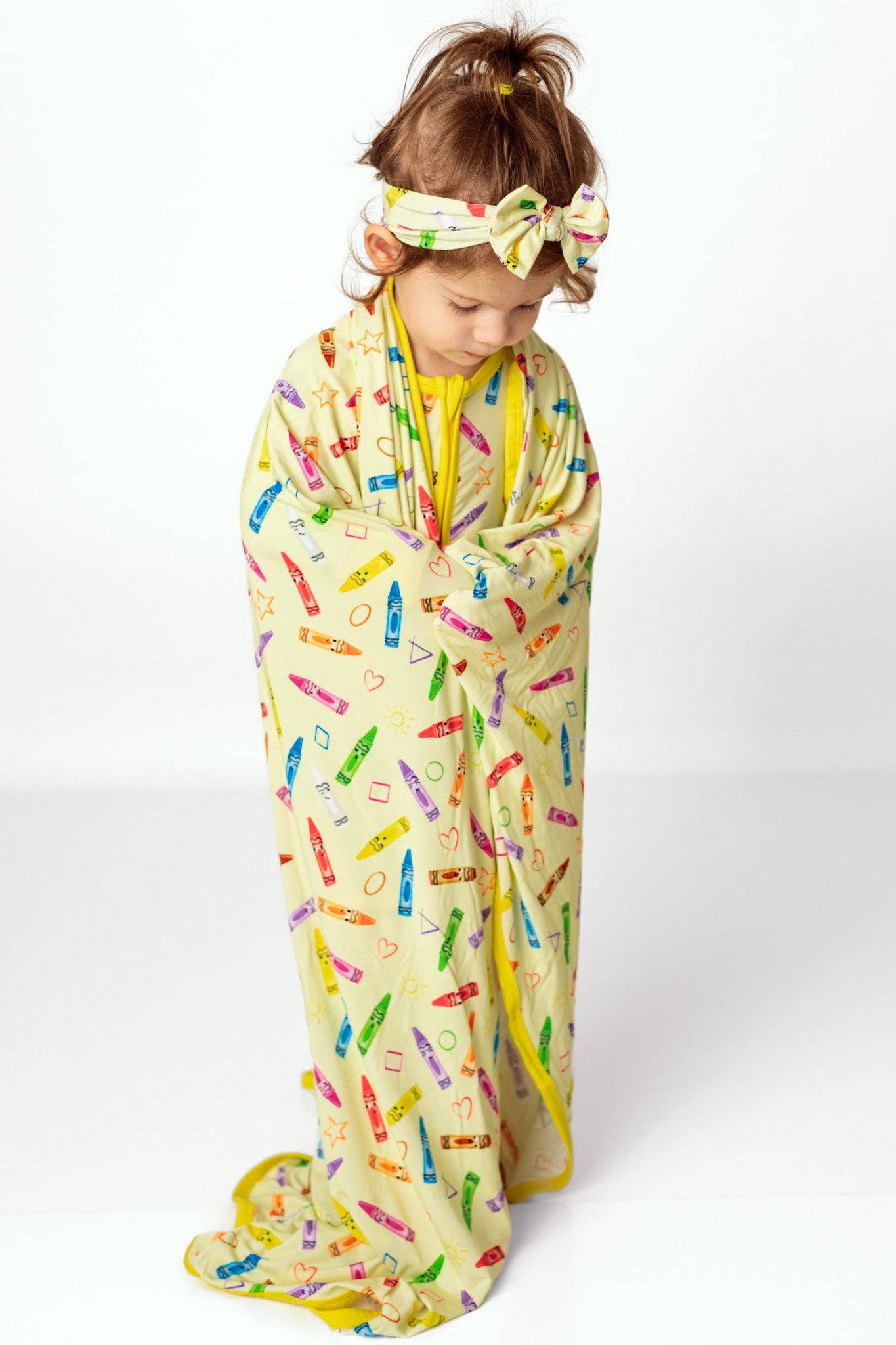 Crayon Crew Bamboo Swaddle Blanket