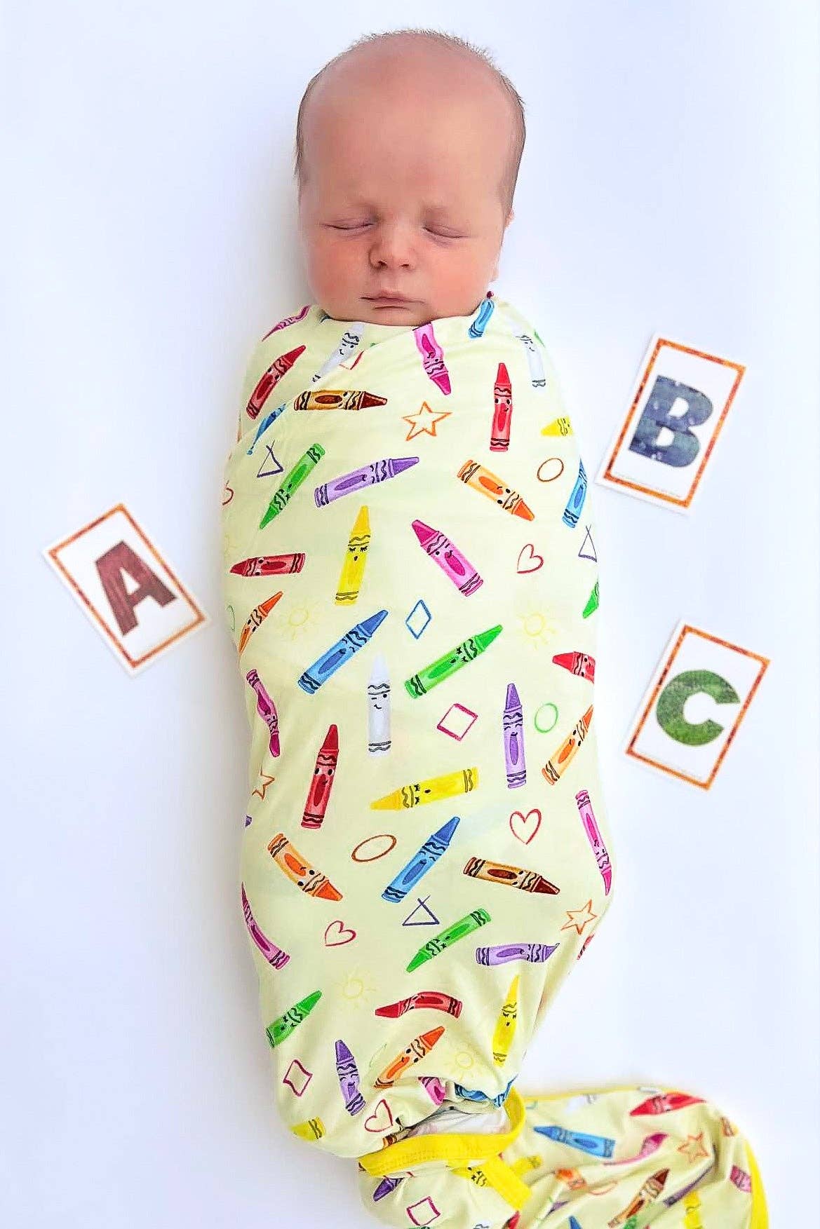 Crayon Crew Bamboo Swaddle Blanket