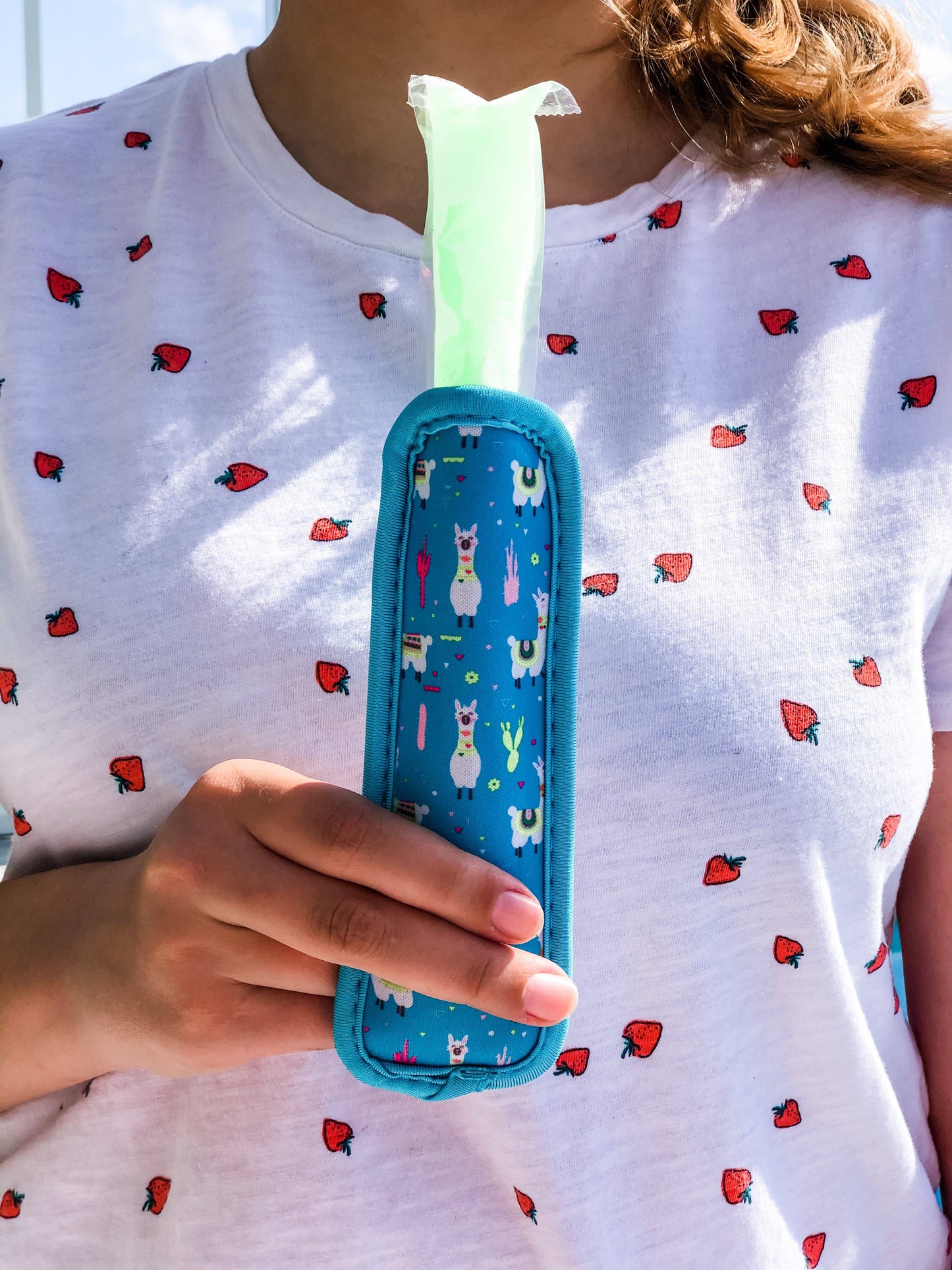 "Llamas" Neoprene Popsicle Holder
