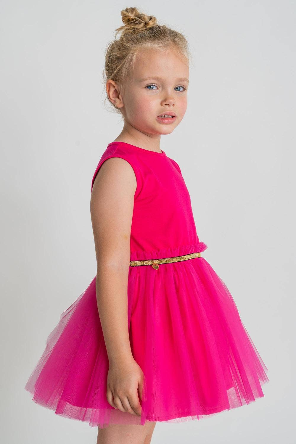 Fuchsia Brant Dress Tulle