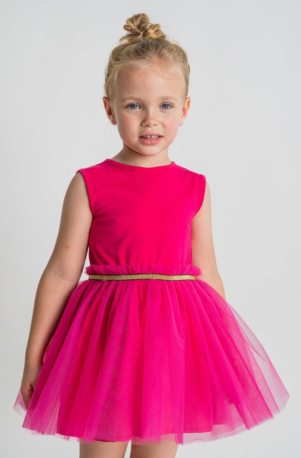 Fuchsia Brant Dress Tulle