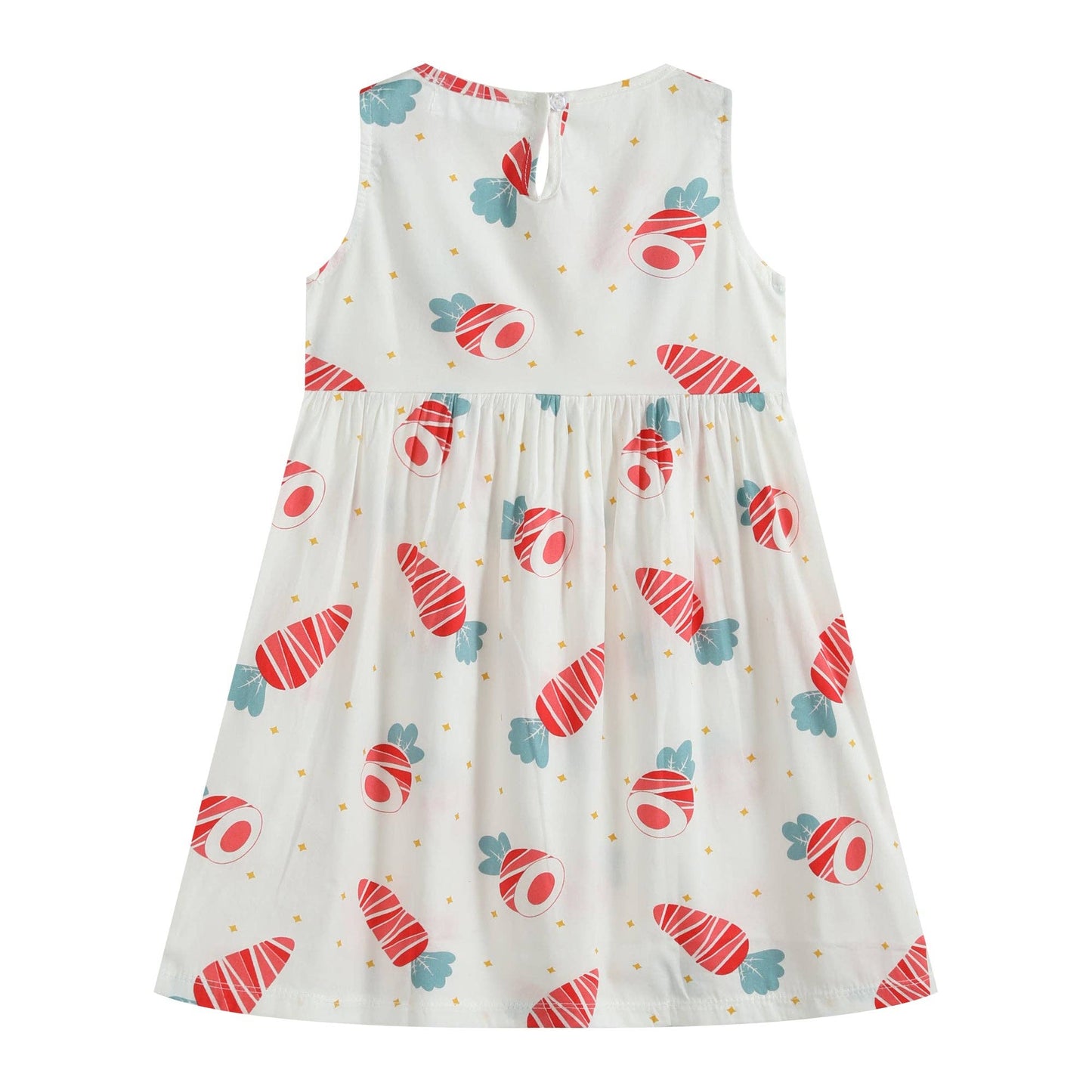 Red Carrots Sleeveless Dress
