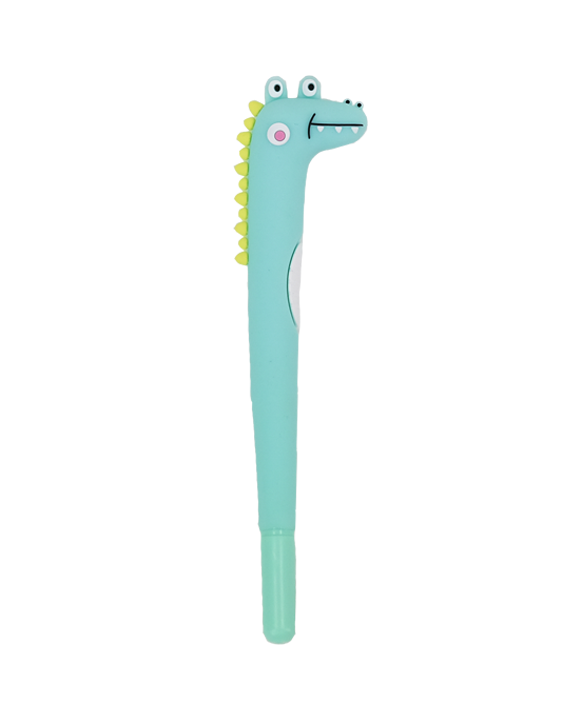 Blue Crocodile Pen