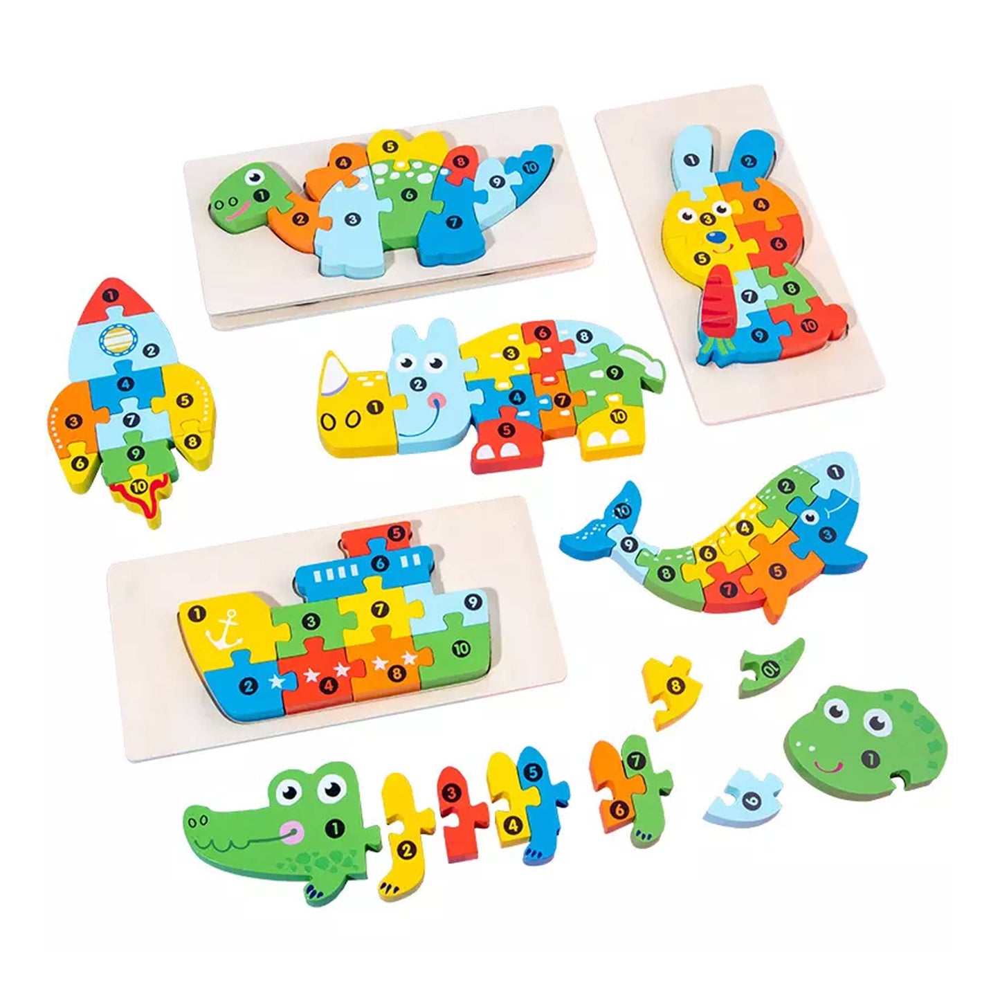 Montessori Educational Wooden Puzzle