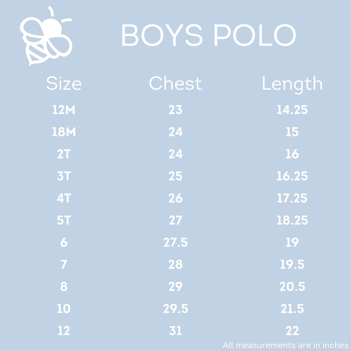 Baby Blue Stripe Polo