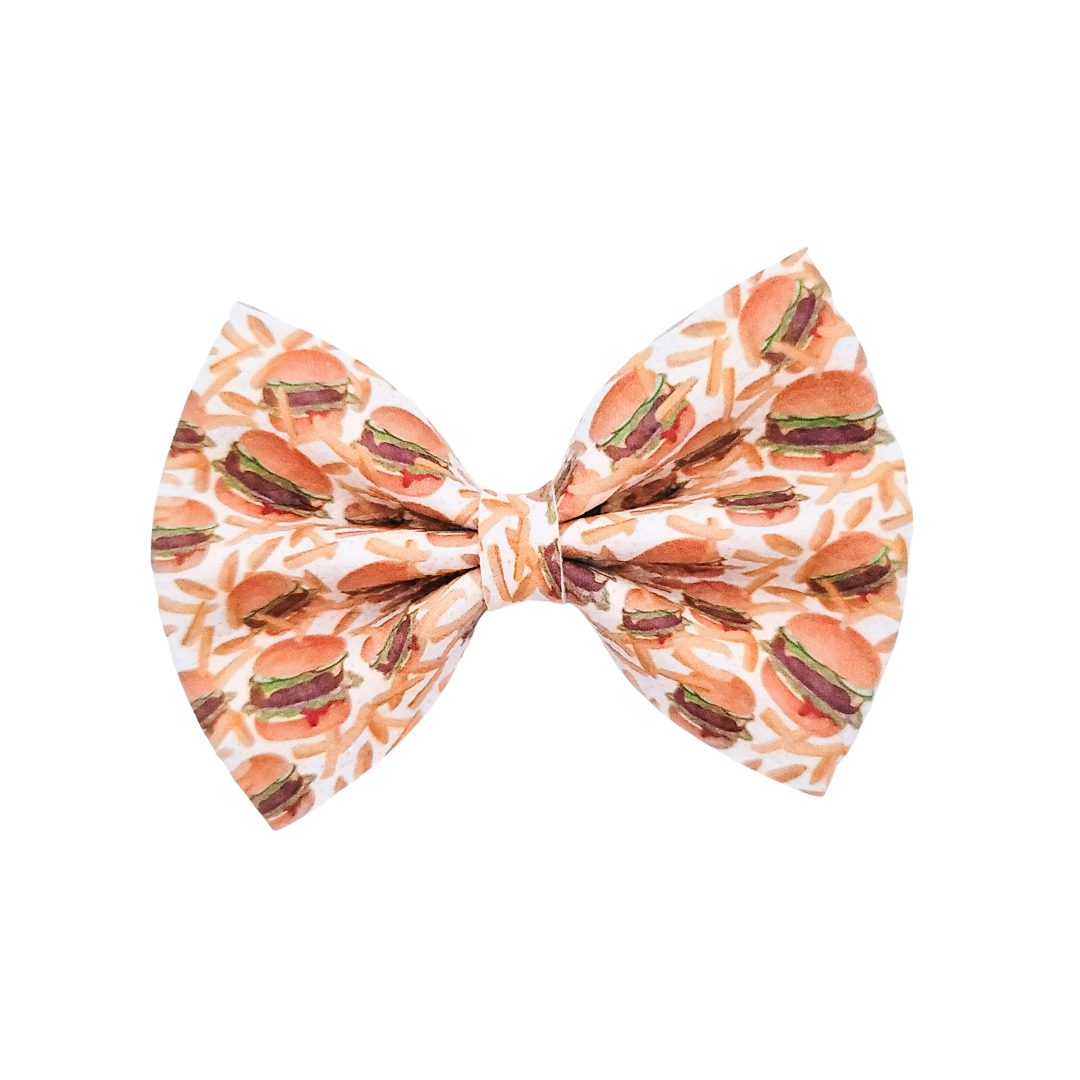 Burgers & Fries Hairbow
