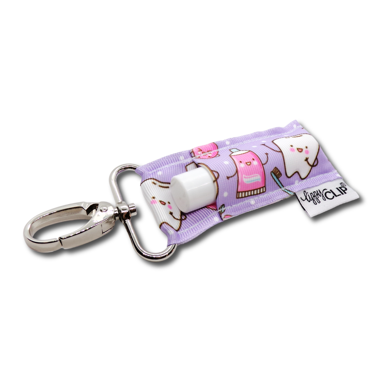 Pearly Whites LippyClip® Lip Balm Holder for Chapstick