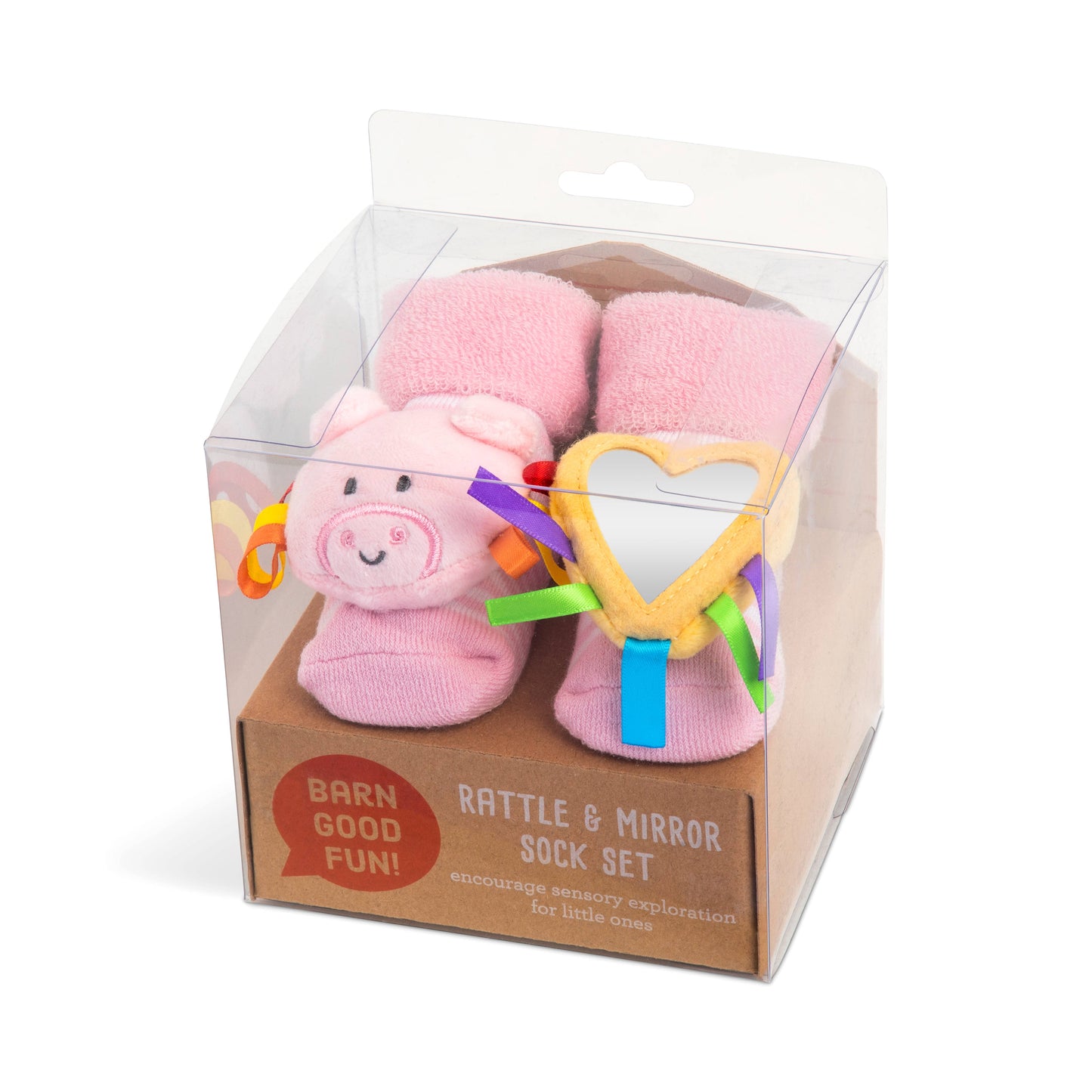 Pig Rattle Socks