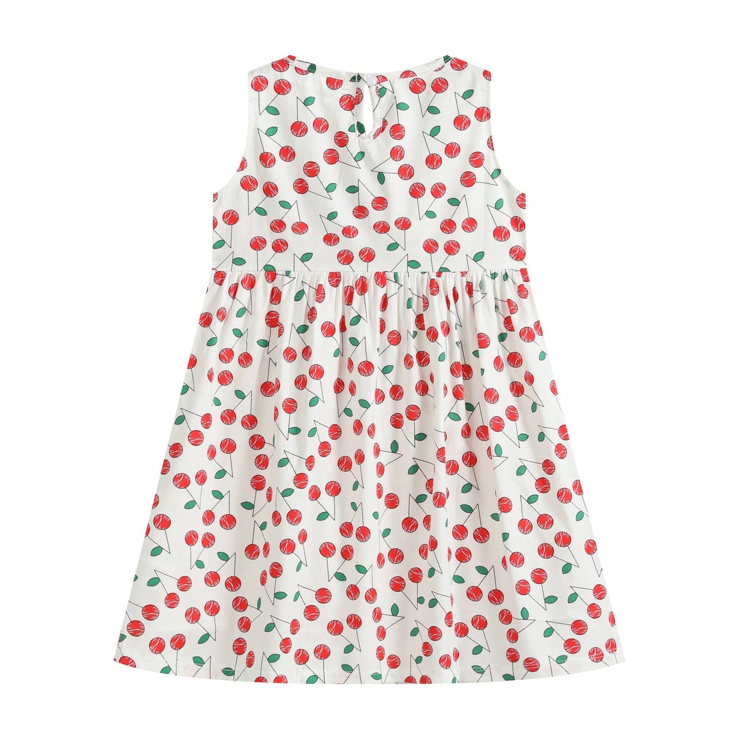 Red Cherries Sleeveless Dress