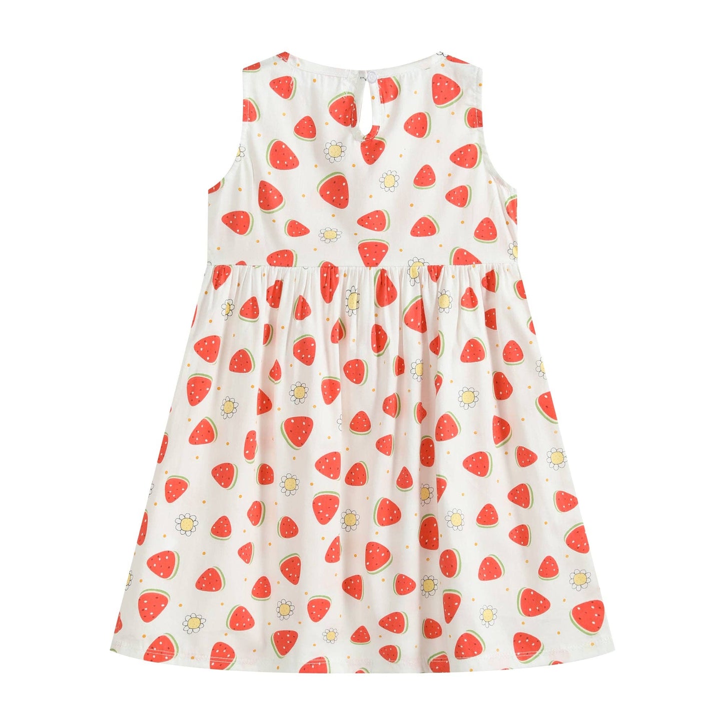 Red Watermelon Sleeveless Dress