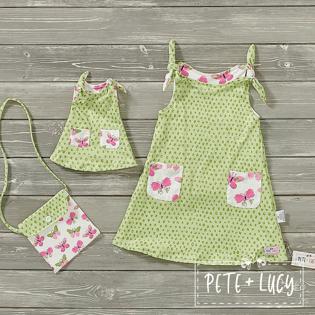 Springtime Butterflies Reversible Dress