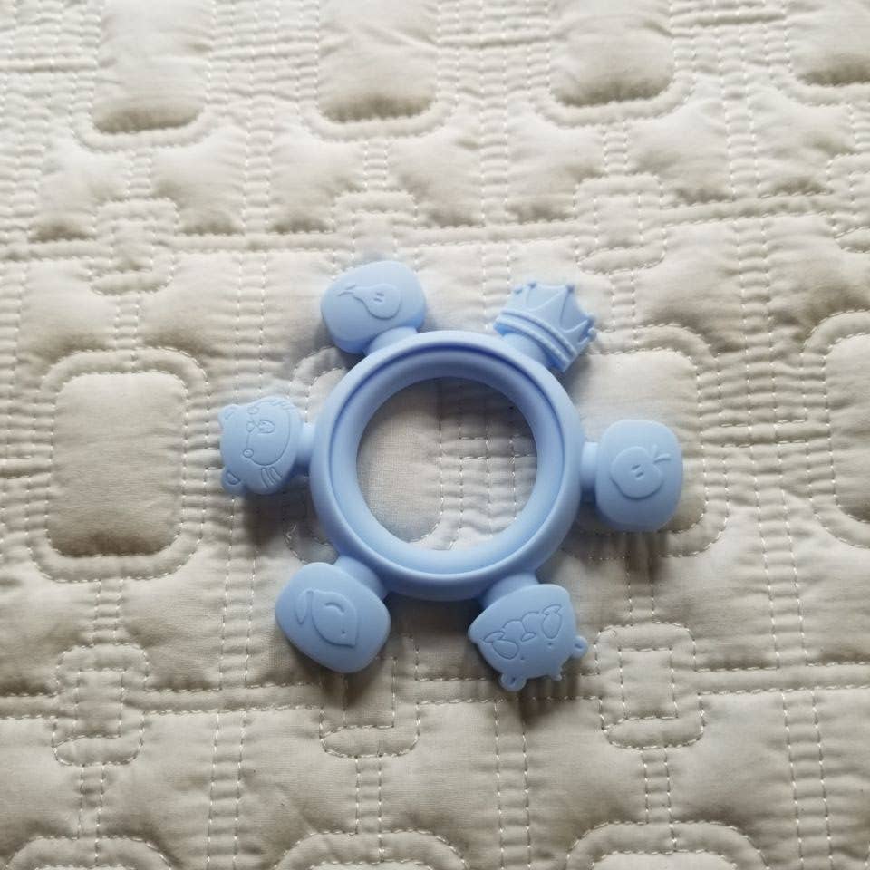 Cute Silicone Baby Teething Ring