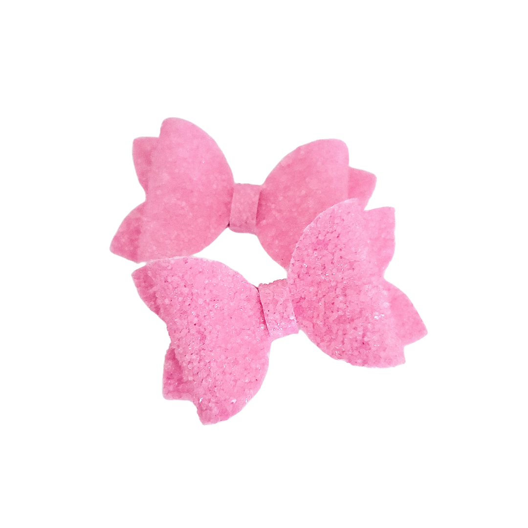 Mini Remi Piggie Set | Pigtail Bows | Pink Fairy Dust