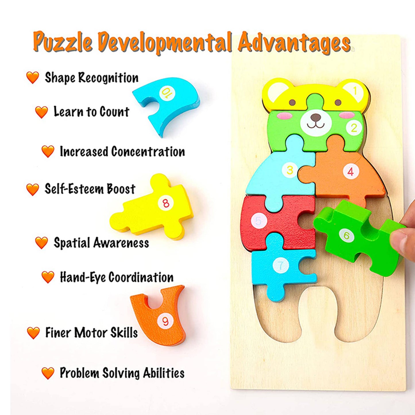 Montessori Educational Wooden Puzzle