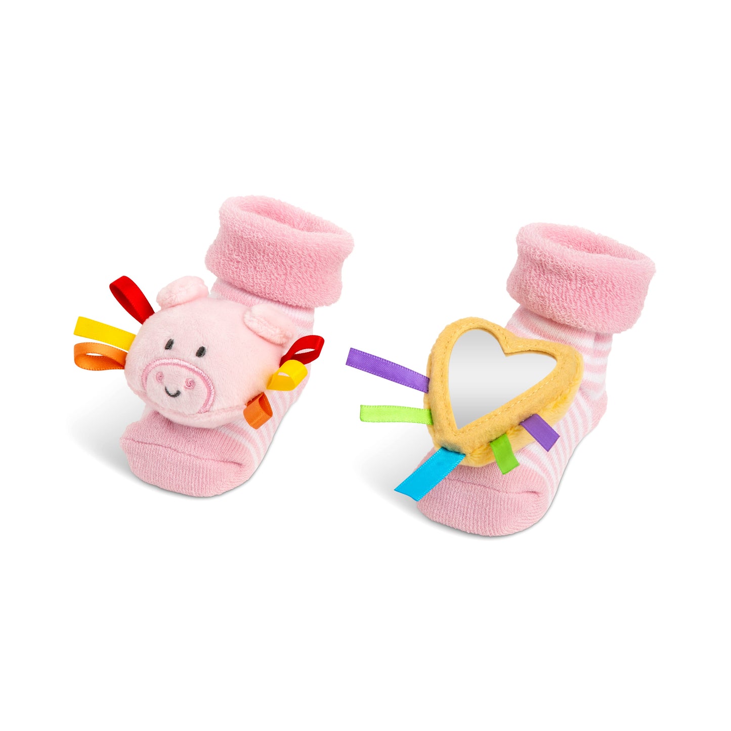 Pig Rattle Socks