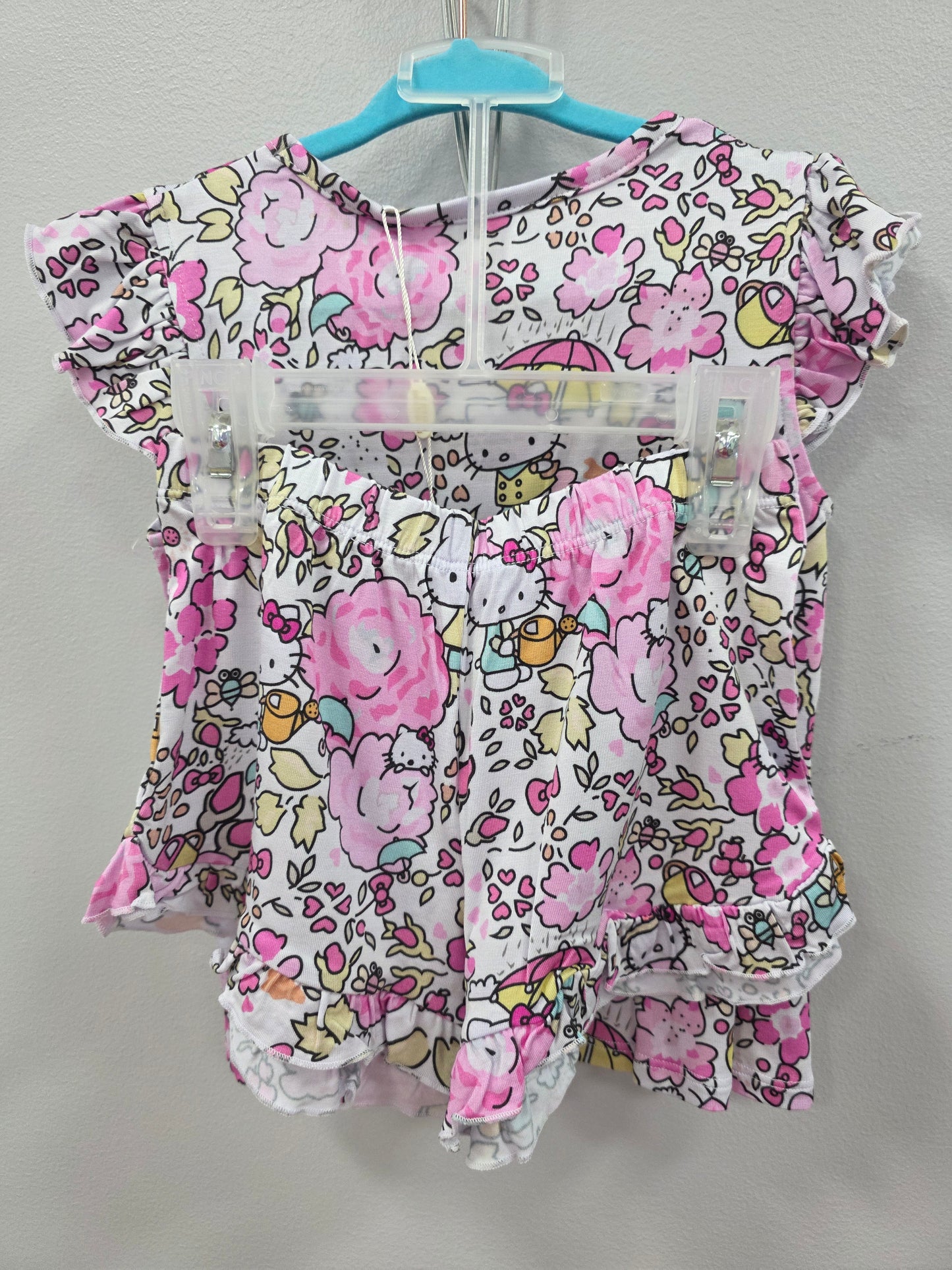 Garden Kitty Short Sleeve Loungewear Set