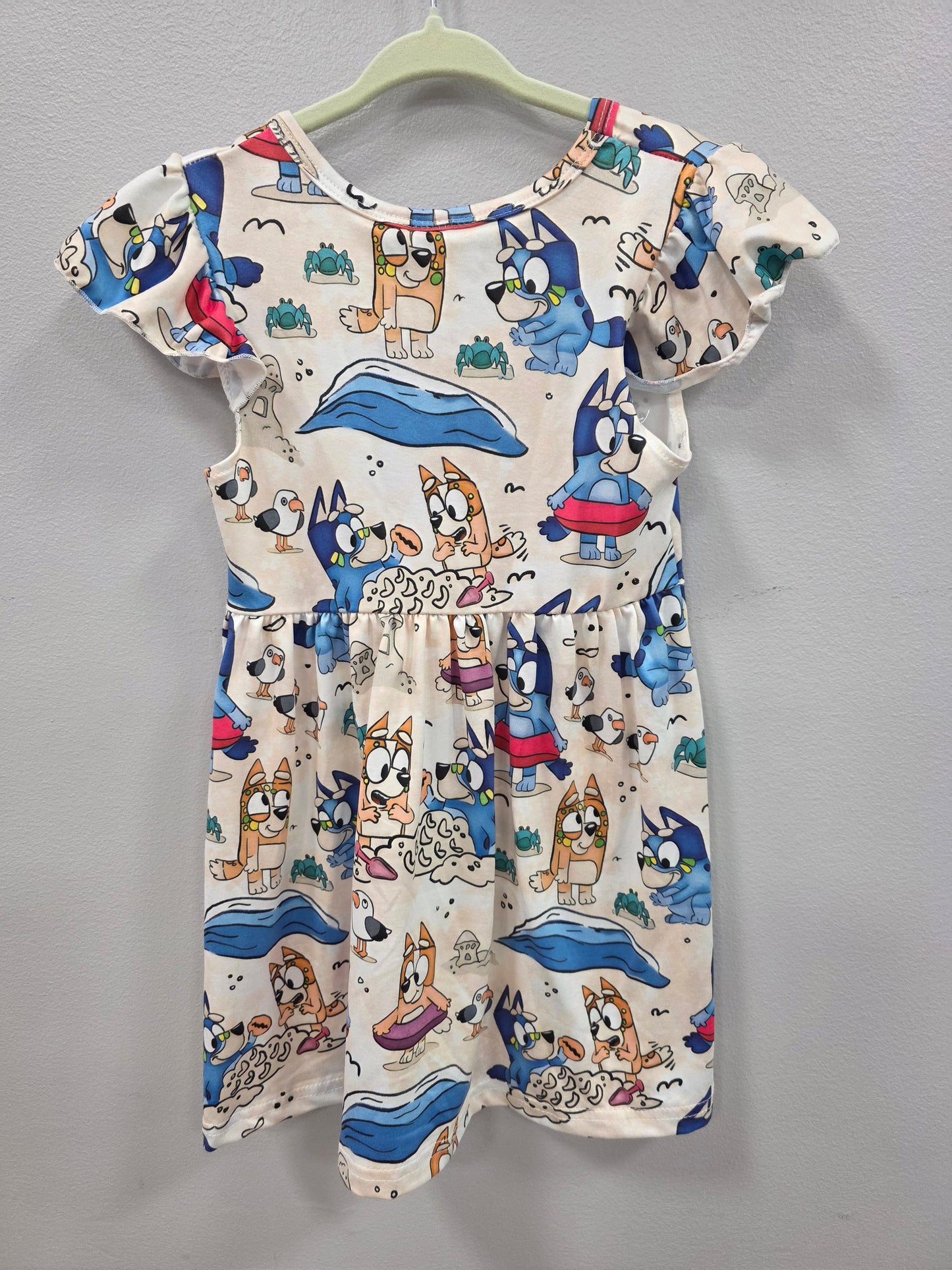 Blue Dog Beach Day Dress