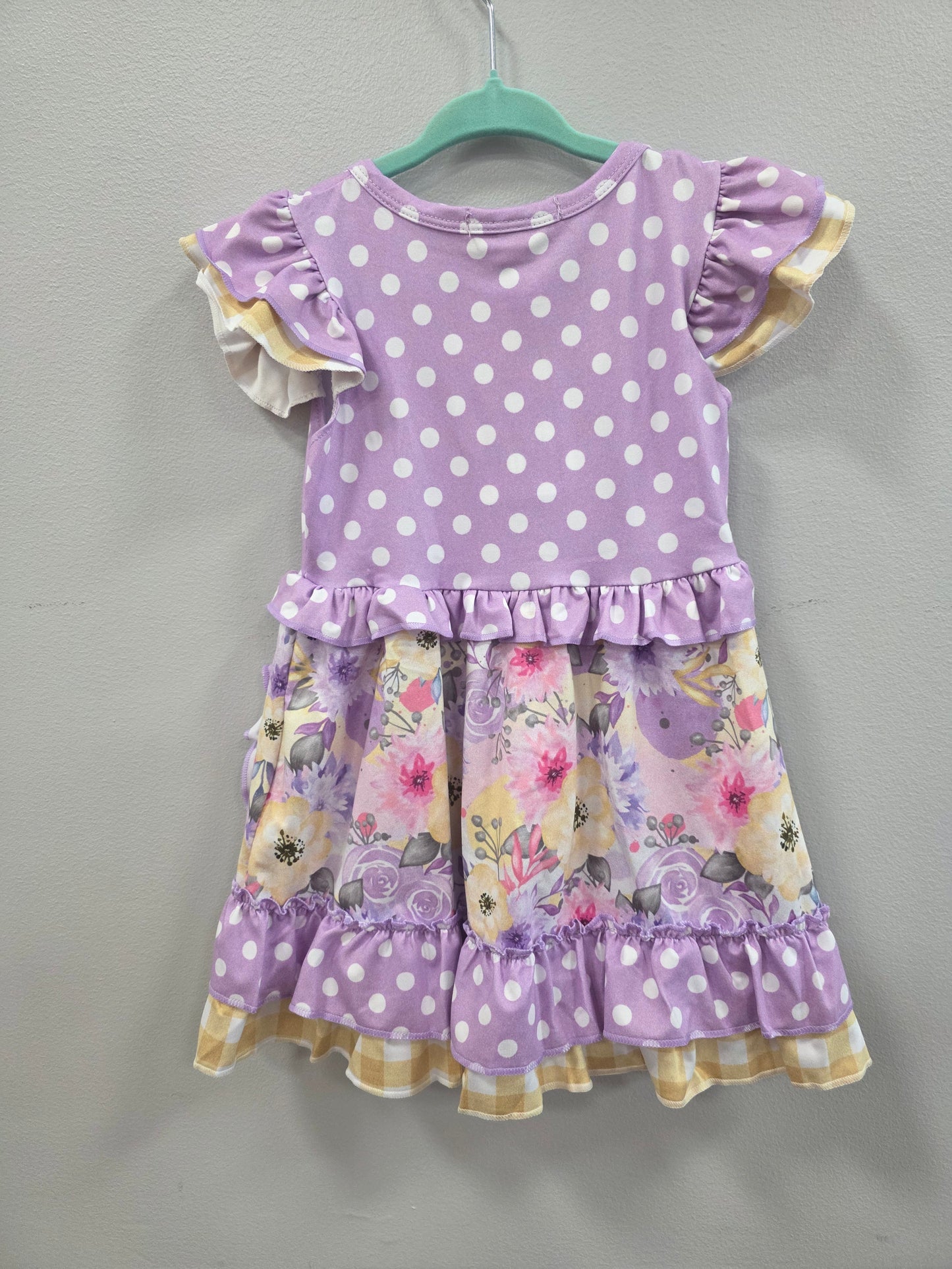 Lilac Polka Dot Dress