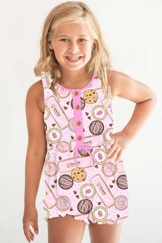 Cookie Crumbs Bamboo Bubble Romper