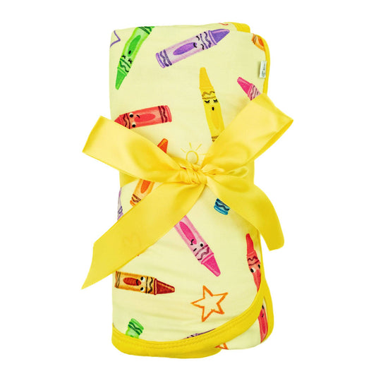Crayon Crew Bamboo Swaddle Blanket