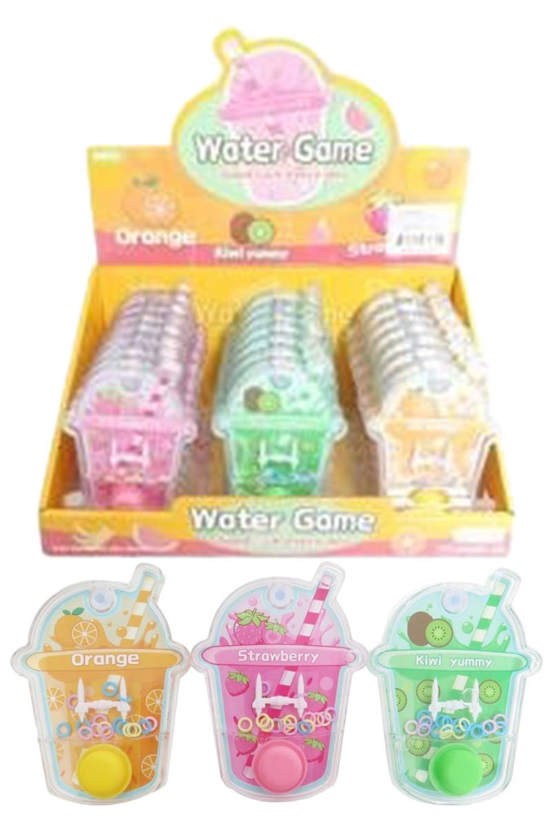 Fruit Juice Shake Print Water Ring Toss Game