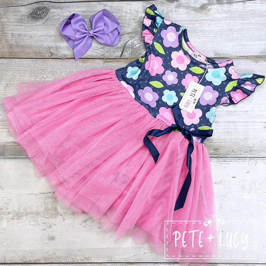 Lori Floral Tulle Dress