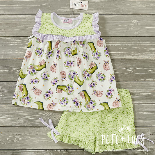 Spring Is Spring Shorts Set