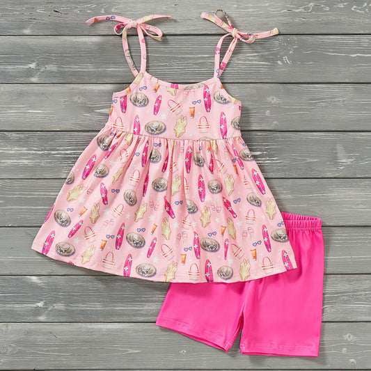 Miss Malibu Shorts Set
