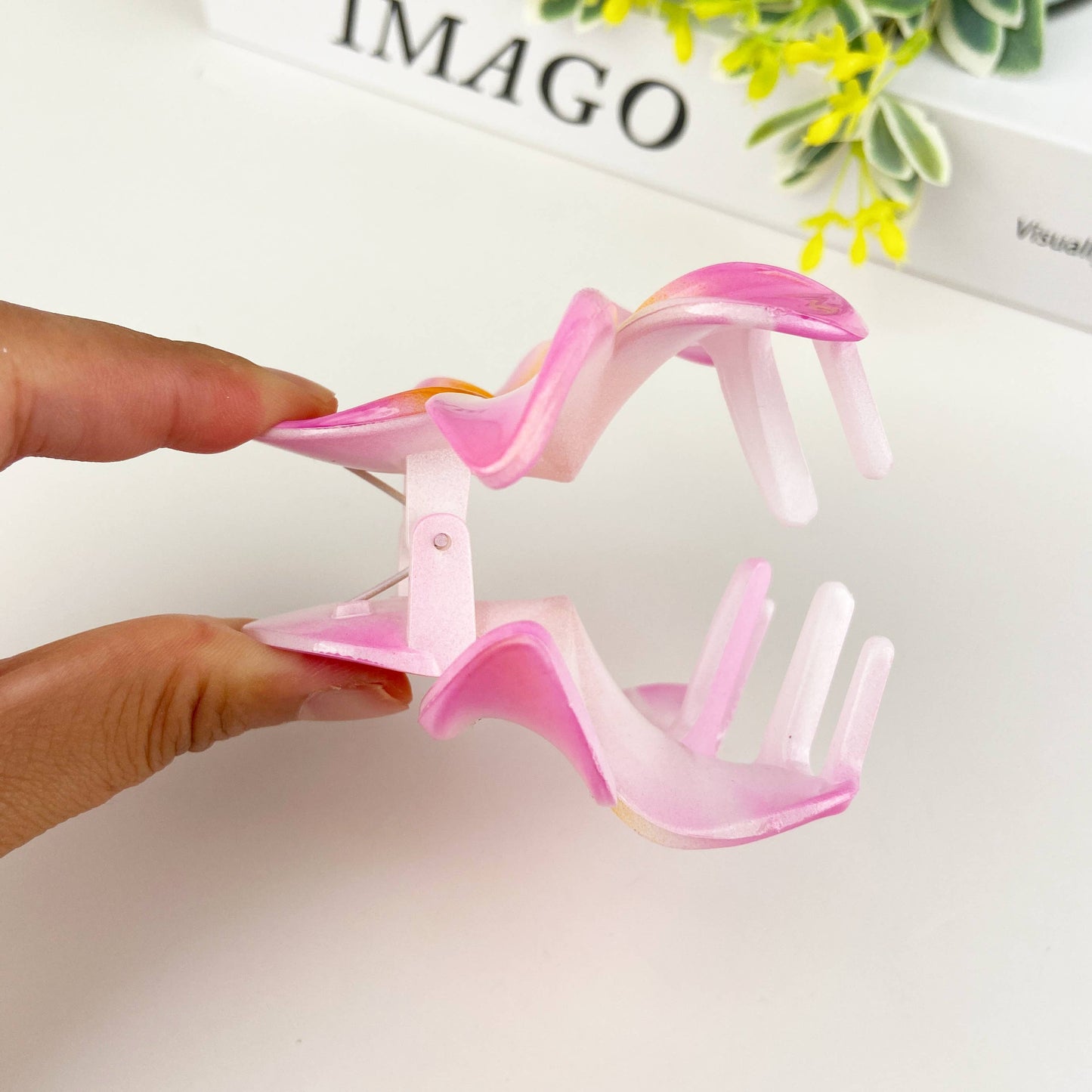 Colorful Plumeria Hair Clip - Choose Color