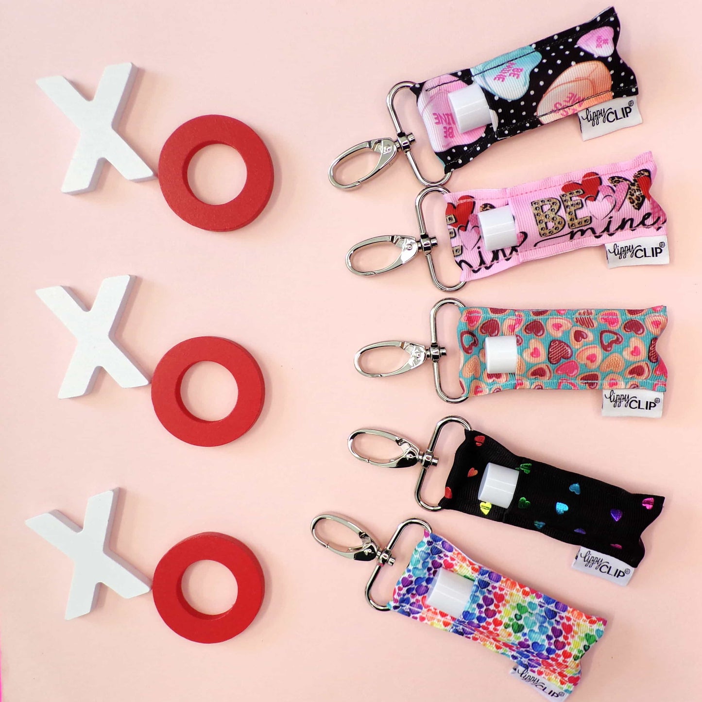 Conversation Hearts Black Dots LippyClip®