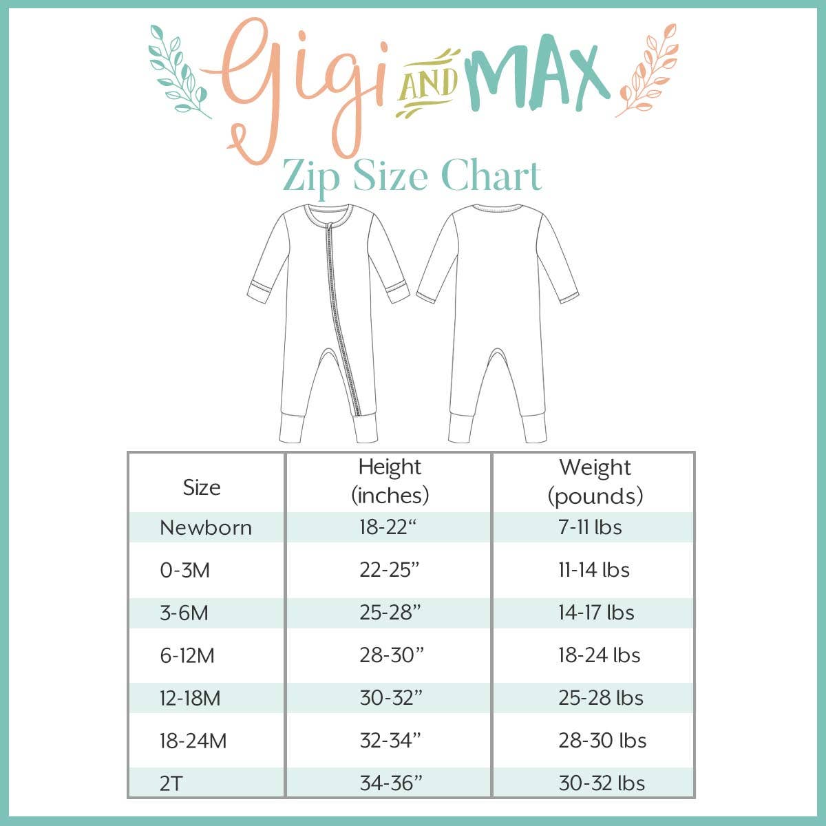 Jagger Bamboo Baby Pajama Sleepies Little Baby Zip