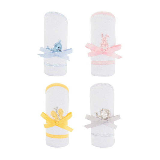 French Knot Baby Hooded Towel - Choose Option