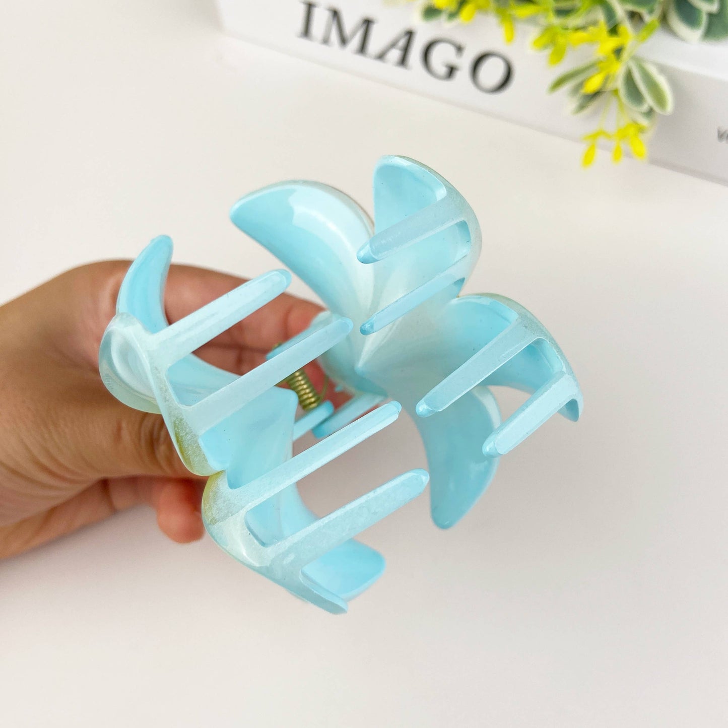 Colorful Plumeria Hair Clip - Choose Color