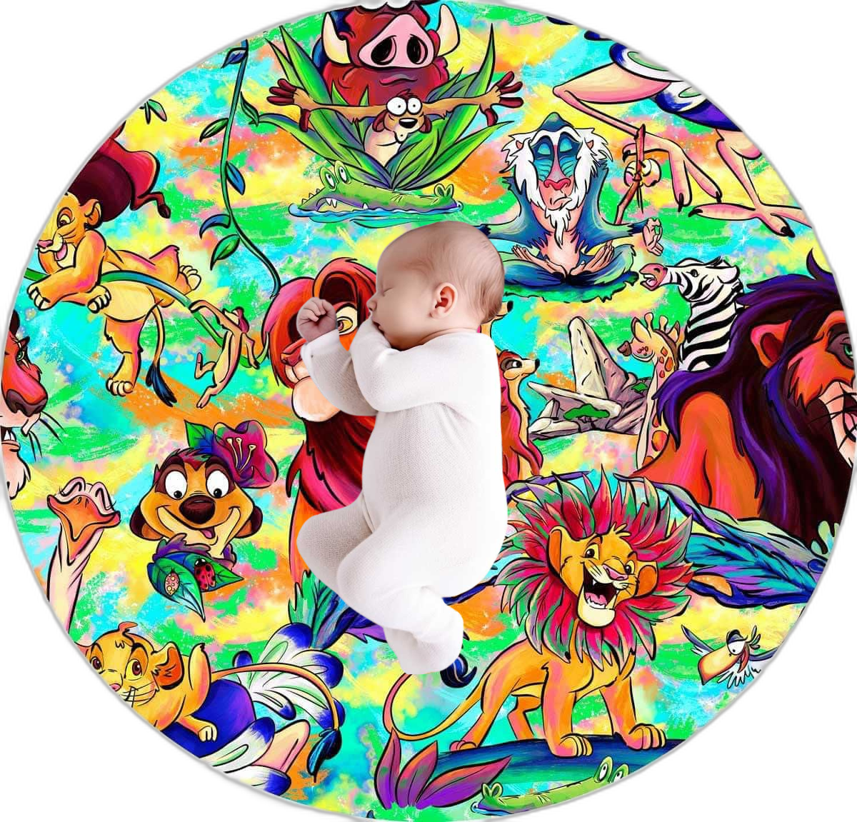 Lion's Play Crib Sheet