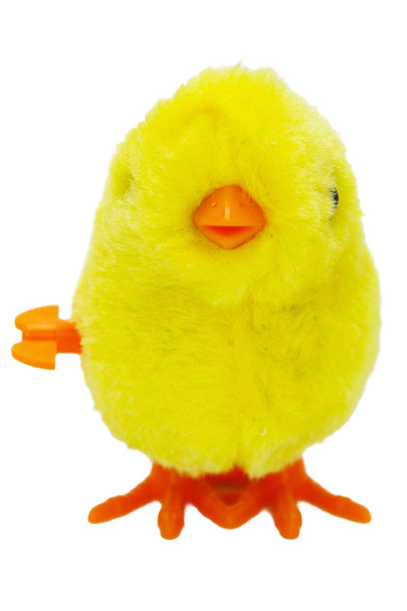 Baby Chick Wind-Up Clockwork Plushie Doll Toy