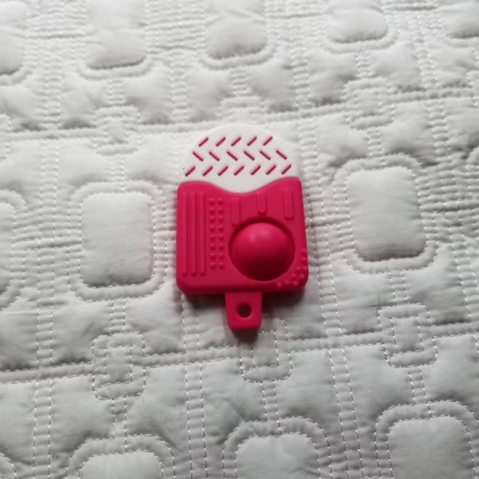 Ice Cream Silicone Teething Pendant