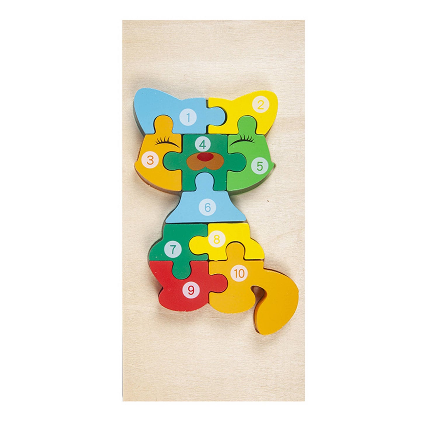 Animal Puzzles Kids Toy Wooden