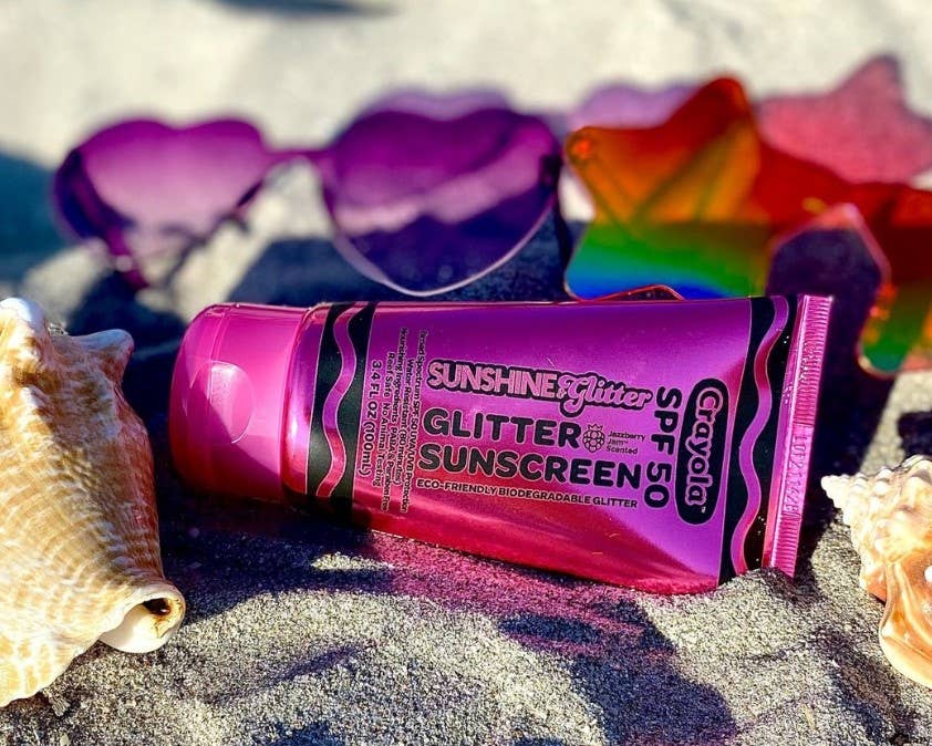 Sunshine & Glitter x CRAYOLA SPF 50 Jazzberry Jam™ Sunscreen