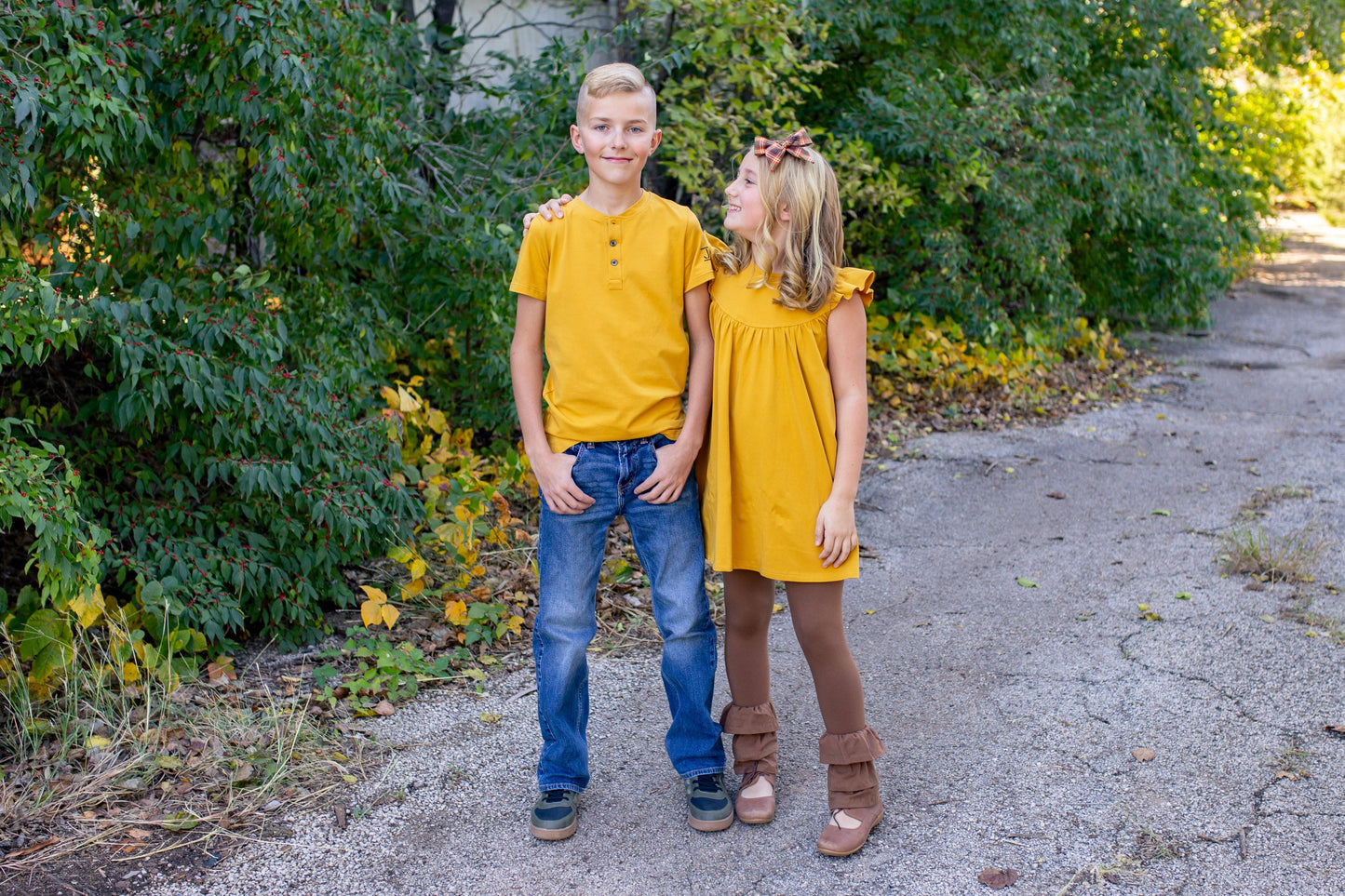 Mustard Jax Henley Shirt