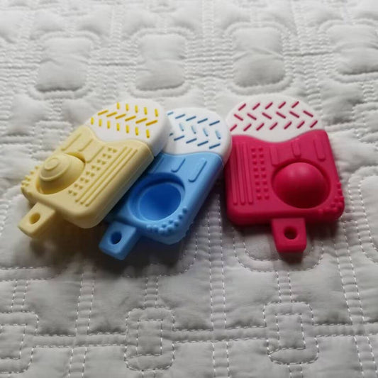 Ice Cream Silicone Teething Pendant