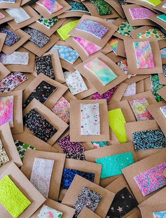Mystery Spring Prints/Glitters 2" Rectangle Snap Clip