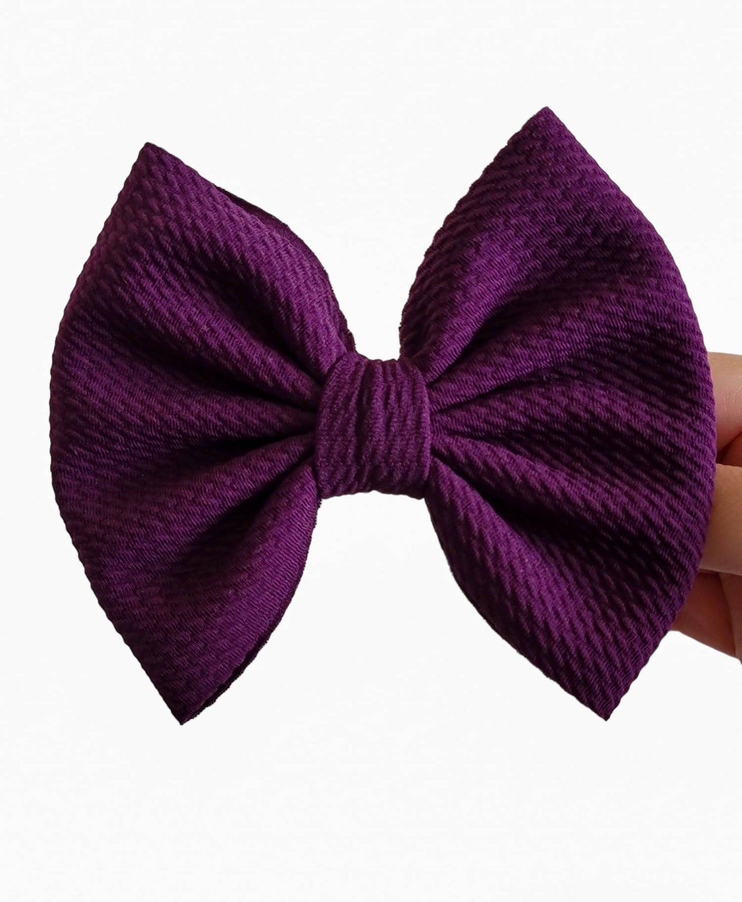 Eggplant Savannah Bow