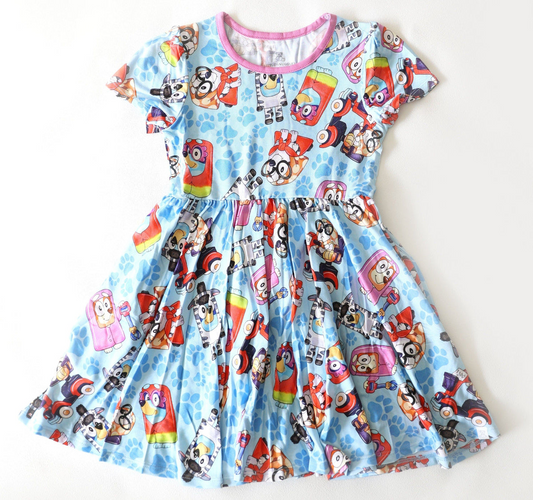 Here Come The Grannies Twirl Bamboo Dress