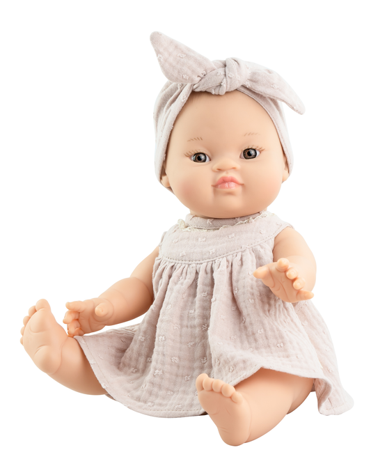 Lily with linen dress - Baby Gordis