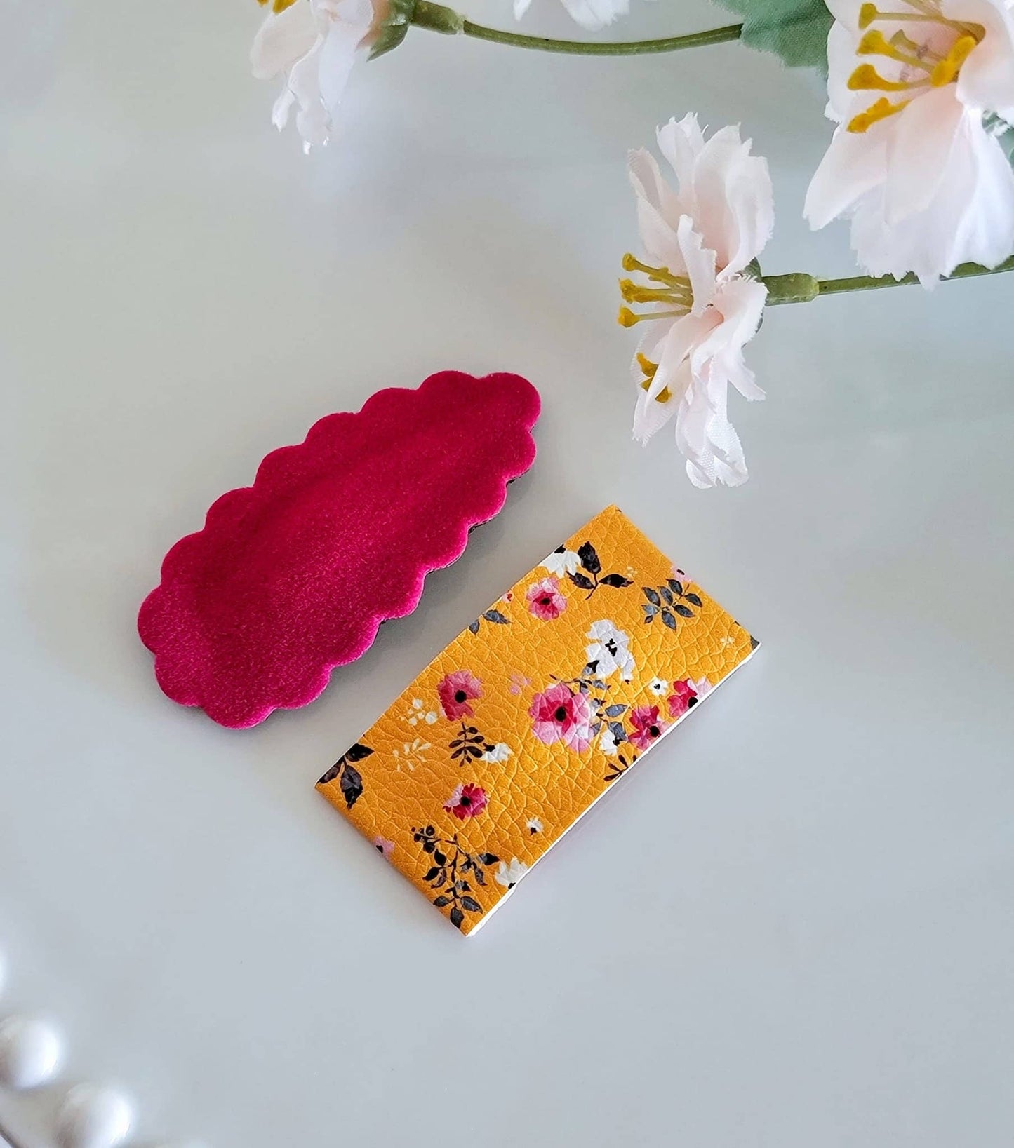 Snap Clip Mix Set-Mustard Blooms