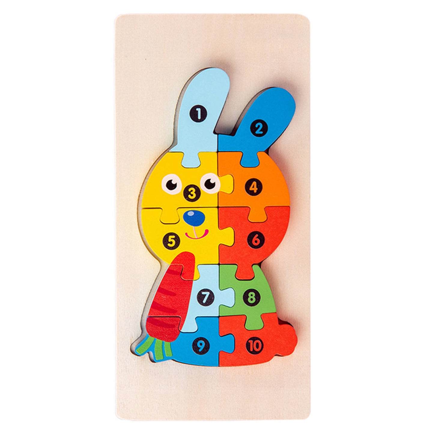 Animal Puzzles Kids Toy Wooden